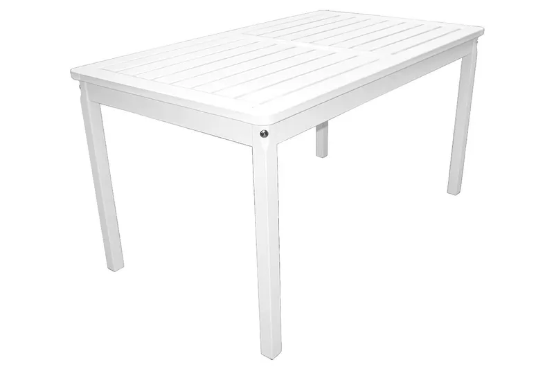 Olivo Fasta Matbord Utomhus 135 cm Vit - Utemöbler - Trädgårdsbord & Utebord - Matbord ute