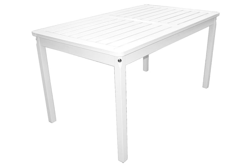 Olivo Fasta Matbord Utomhus 135 cm Vit - Utemöbler - Trädgårdsbord & Utebord - Matbord ute