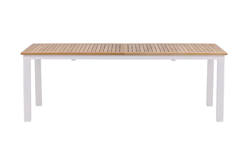 Panama Förlängningsbart Matbord Utomhus 224-324 cm - Teak/Vit - Utemöbler - Trädgårdsbord & Utebord - Matbord ute