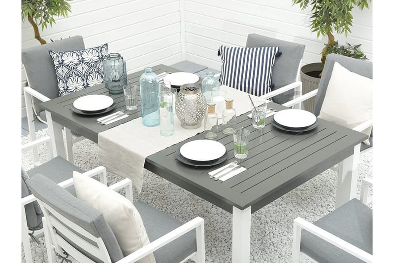 Pancole Trädgårdsbord 248 cm - Grå - Utemöbler - Trädgårdsbord & Utebord - Matbord ute