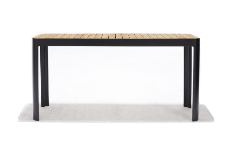 Portals Matbord Utomhus 143 cm - Svart/Trä - Utemöbler - Trädgårdsbord & Utebord - Matbord ute