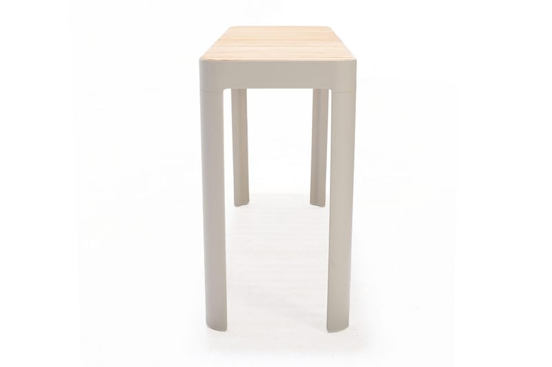 Portals Matbord Utomhus 143 cm - Vit/trä - Utemöbler - Trädgårdsbord & Utebord - Matbord ute