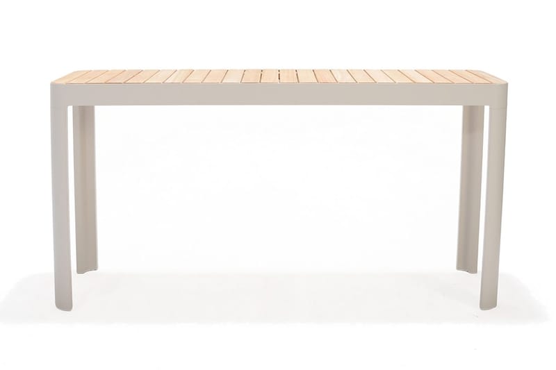 Portals Matbord Utomhus 143 cm - Vit/trä - Utemöbler - Trädgårdsbord & Utebord - Matbord ute