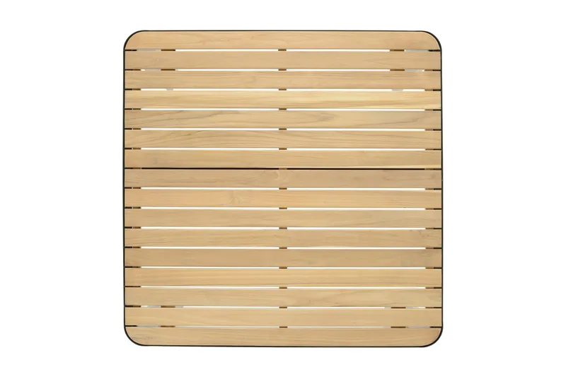 Portals Utebord 95 cm - Svart/Trä - Utemöbler - Trädgårdsbord & Utebord - Matbord ute