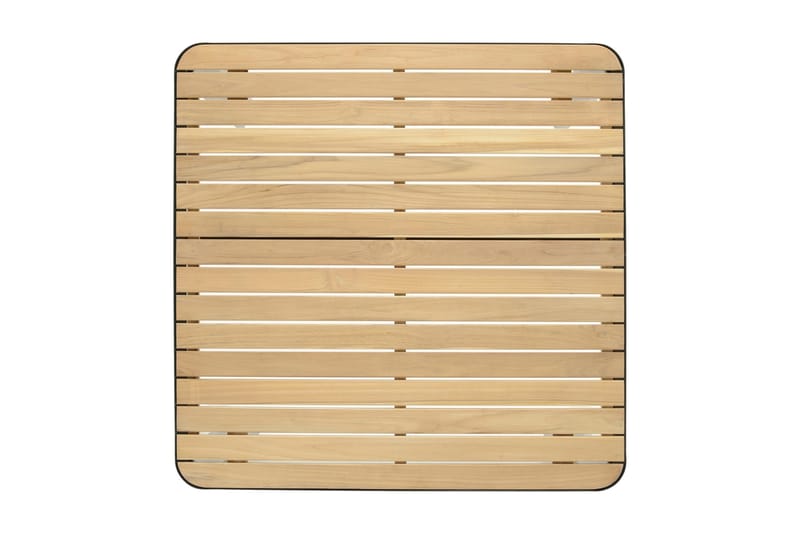 Portals Utebord 95 cm - Svart/Trä - Utemöbler - Trädgårdsbord & Utebord - Matbord ute