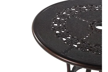 Radogna Matbord Utomhus 65 cm Rund - Brun - Utemöbler - Trädgårdsbord & Utebord - Matbord ute