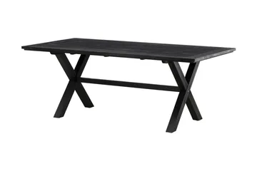 Rives Matbord Utomhus 200 cm - Svart - Utemöbler - Trädgårdsbord & Utebord - Matbord ute