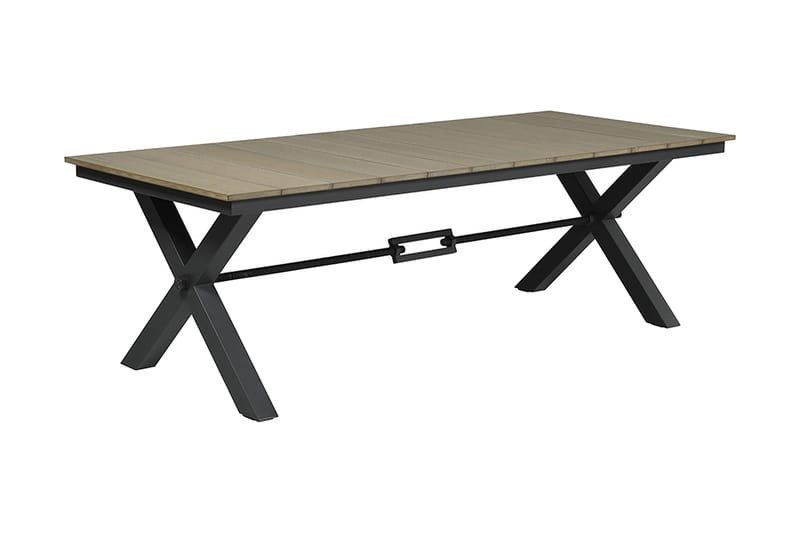 ROBUSTO Matbord 240 cm Brun/Svart - Matbord ute