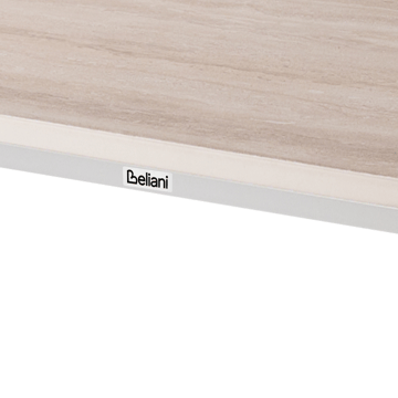 Matbord utomhus Rodallo 90x160 cm Sten - Beige/Vit - Utemöbler - Trädgårdsbord & Utebord - Matbord ute