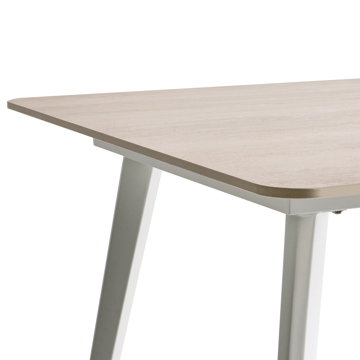 Matbord utomhus Rodallo 90x160 cm Sten - Beige/Vit - Utemöbler - Trädgårdsbord & Utebord - Matbord ute