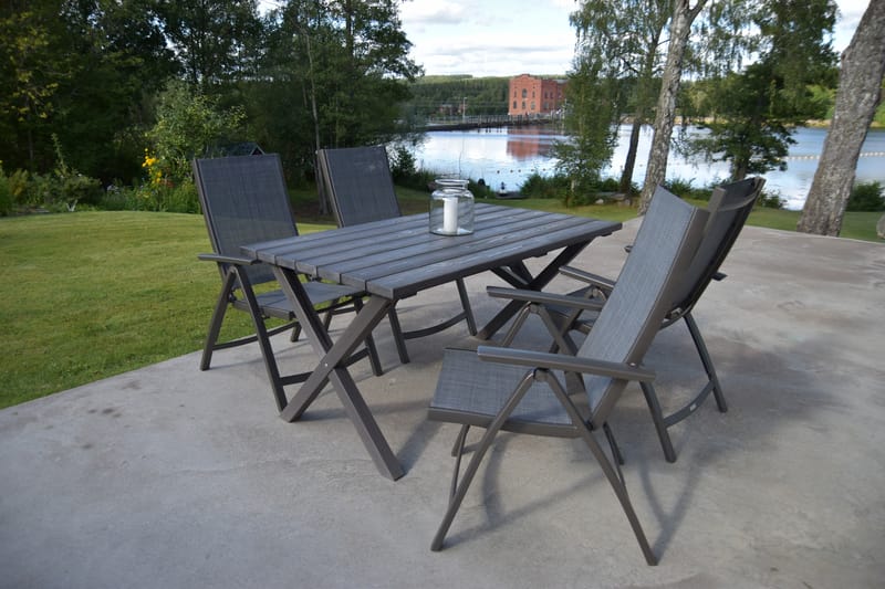 SCOTTSDALE Fasta Matbord Utomhus 150 cm Shabby Chic - KWA - Utemöbler - Trädgårdsbord & Utebord - Matbord ute