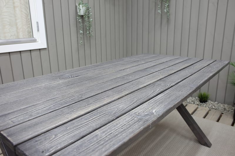 SCOTTSDALE Fasta Matbord Utomhus 150 cm Shabby Chic - KWA - Utemöbler - Trädgårdsbord & Utebord - Matbord ute