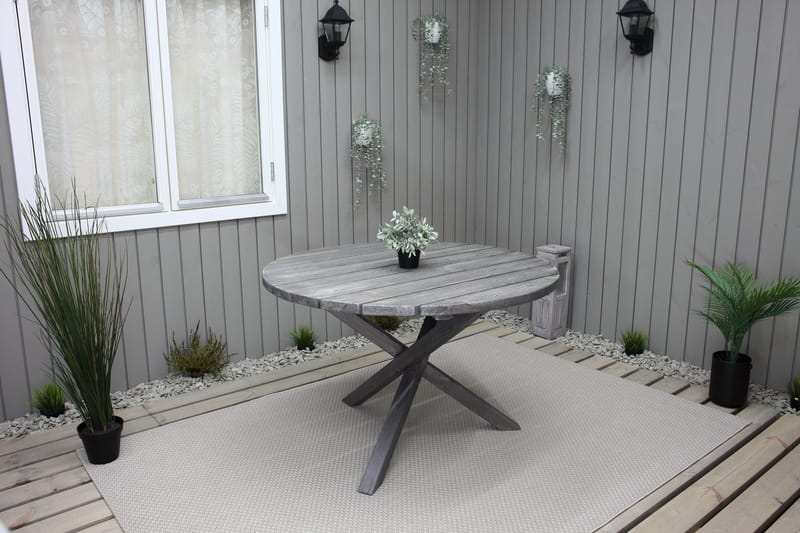 Scottsdale Matbord Utomhus 112 cm Runt Shabby Chic - KWA - Utemöbler - Trädgårdsbord & Utebord - Matbord ute