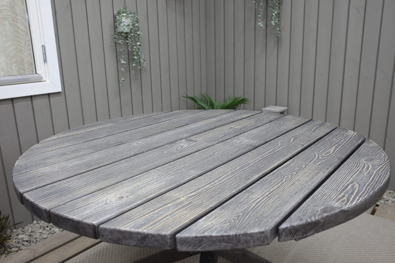 Scottsdale Matbord Utomhus 112 cm Runt Shabby Chic - KWA - Utemöbler - Trädgårdsbord & Utebord - Matbord ute