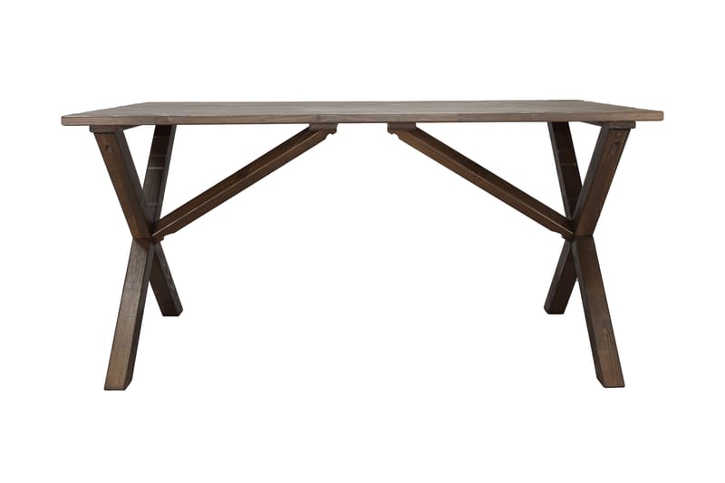 SCOTTSDALE Matbord Utomhus 150 cm Brun - Utemöbler - Trädgårdsbord & Utebord - Matbord ute