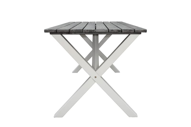 Scottsdale Matbord Utomhus 150 cm Grå/Vit - KWA - Utemöbler - Trädgårdsbord & Utebord - Matbord ute