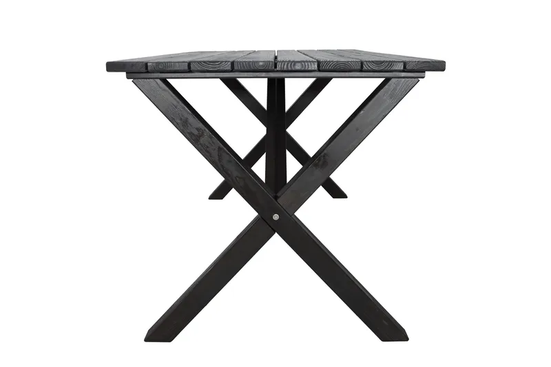 Scottsdale Matbord Utomhus 150 cm Kaffesvart - Kaffesvart - Utemöbler - Trädgårdsbord & Utebord - Matbord ute