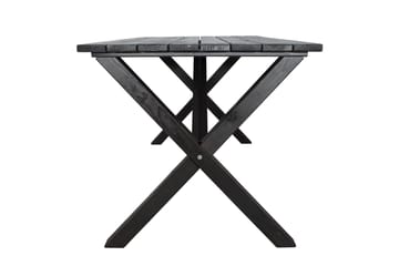 Scottsdale Matbord Utomhus 150 cm Kaffesvart - Kaffesvart - Utemöbler - Trädgårdsbord & Utebord - Matbord ute