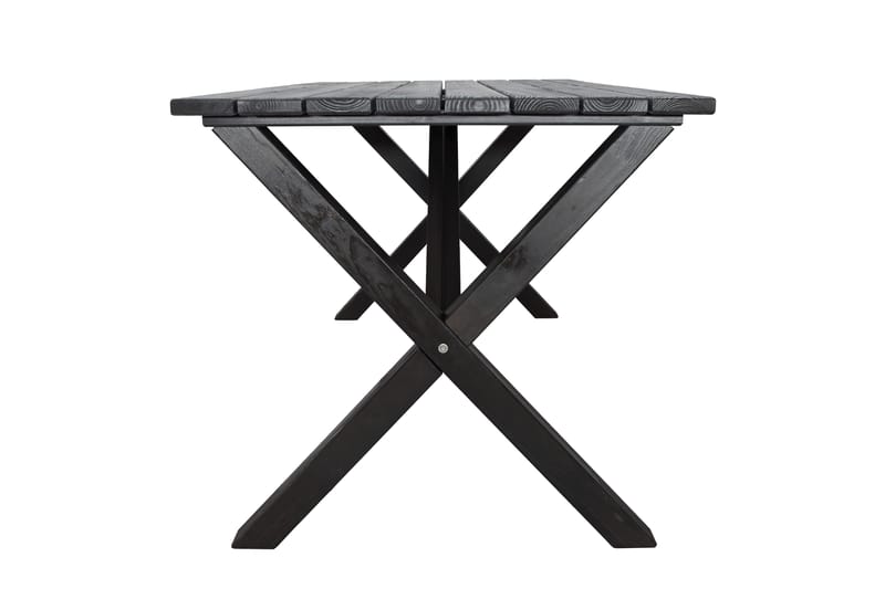 Scottsdale Matbord Utomhus 150 cm Kaffesvart - Kaffesvart - Utemöbler - Trädgårdsbord & Utebord - Matbord ute