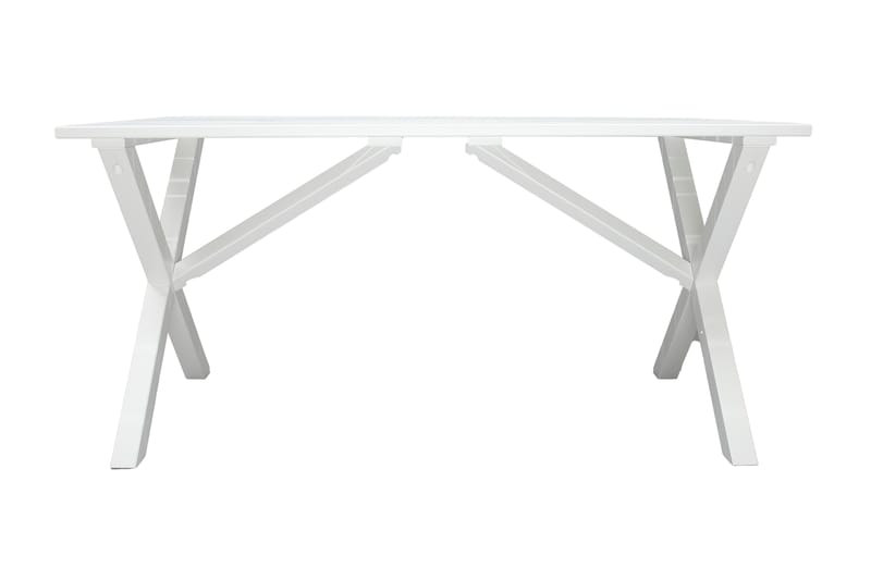 SCOTTSDALE Matbord Utomhus 150 cm Vit - Utemöbler - Trädgårdsbord & Utebord - Matbord ute