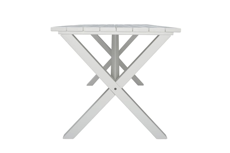 SCOTTSDALE Matbord Utomhus 150 cm Vit - Utemöbler - Trädgårdsbord & Utebord - Matbord ute