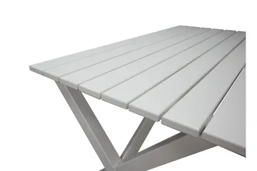 Scottsdale Matbord Utomhus 150x77 cm Vit - KWA - Utemöbler - Trädgårdsbord & Utebord - Matbord ute