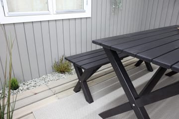 Scottsdale Matbord Utomhus 190 cm Svart - KWA - Utemöbler - Trädgårdsbord & Utebord - Matbord ute