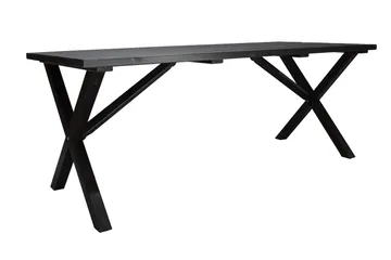 Scottsdale Matbord Utomhus 190 cm Svart - KWA - Utemöbler - Trädgårdsbord & Utebord - Matbord ute