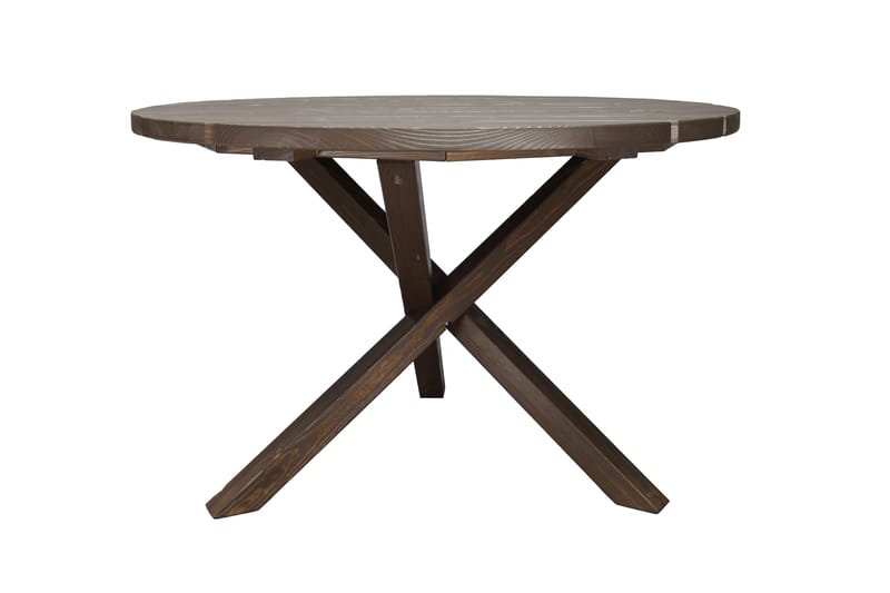 SCOTTSDALE Matbord Utomhus Runt 112 cm Brun - Utemöbler - Trädgårdsbord & Utebord - Matbord ute