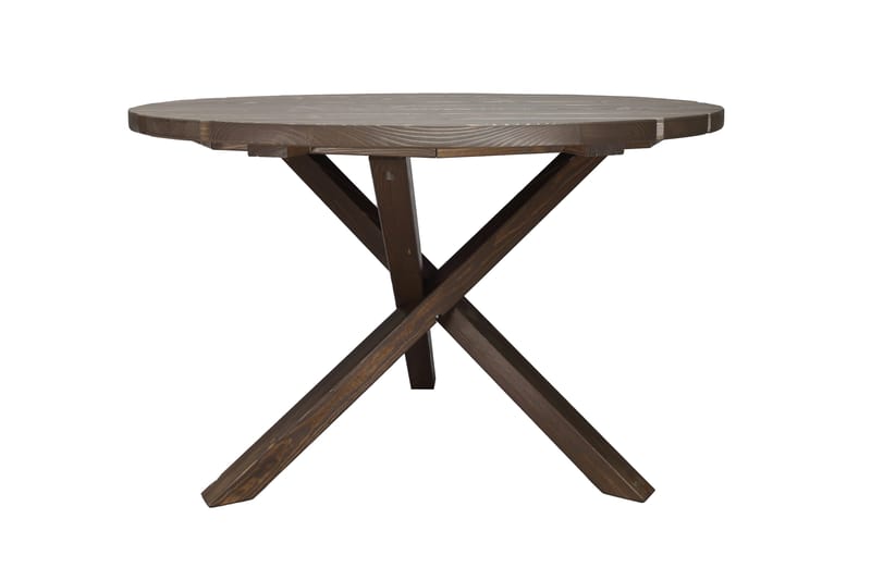 Scottsdale Matbord Utomhus Runt 112 cm - Brun - Utemöbler - Trädgårdsbord & Utebord - Matbord ute