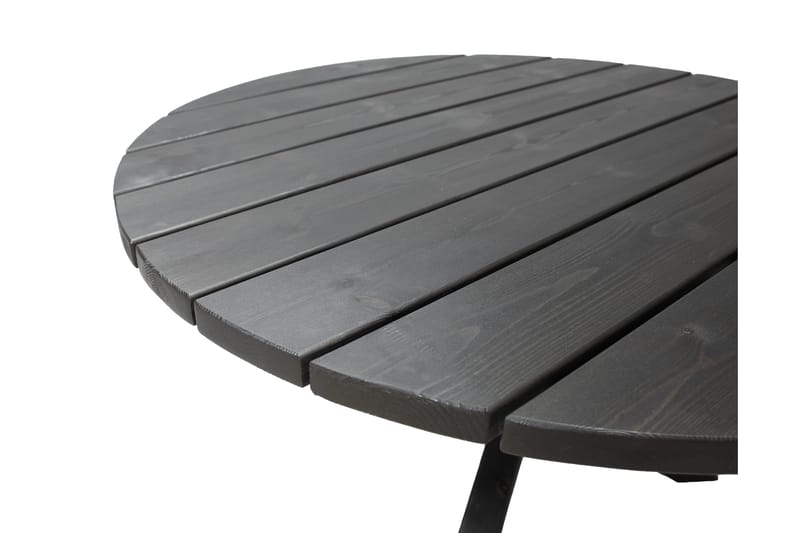 SCOTTSDALE Matbord Utomhus Runt 112 cm Kaffesvart - Utemöbler - Trädgårdsbord & Utebord - Matbord ute