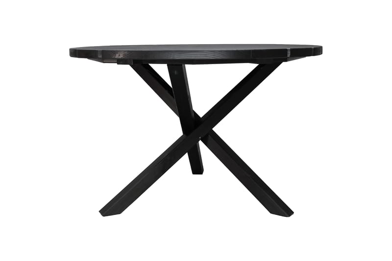 SCOTTSDALE Matbord Utomhus Runt 112 cm Kaffesvart - Utemöbler - Trädgårdsbord & Utebord - Matbord ute