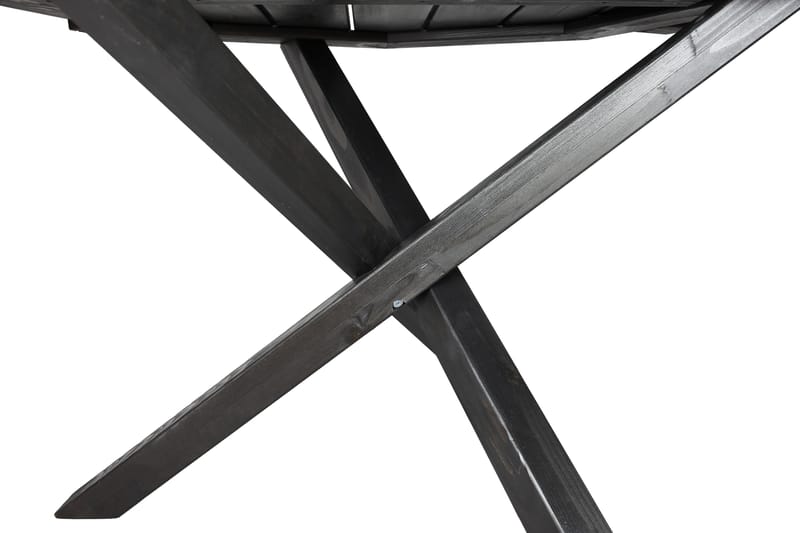 SCOTTSDALE Matbord Utomhus Runt 112 cm Kaffesvart - Utemöbler - Trädgårdsbord & Utebord - Matbord ute