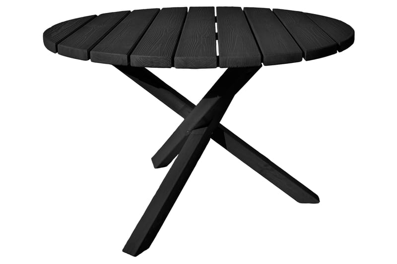 Scottsdale Matbord Utomhus Runt 112 cm - Kaffesvart - Utemöbler - Trädgårdsbord & Utebord - Matbord ute