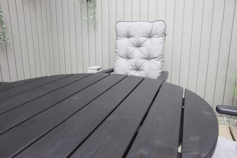 Scottsdale Matbord Utomhus Runt 112 cm - Kaffesvart - Utemöbler - Trädgårdsbord & Utebord - Matbord ute