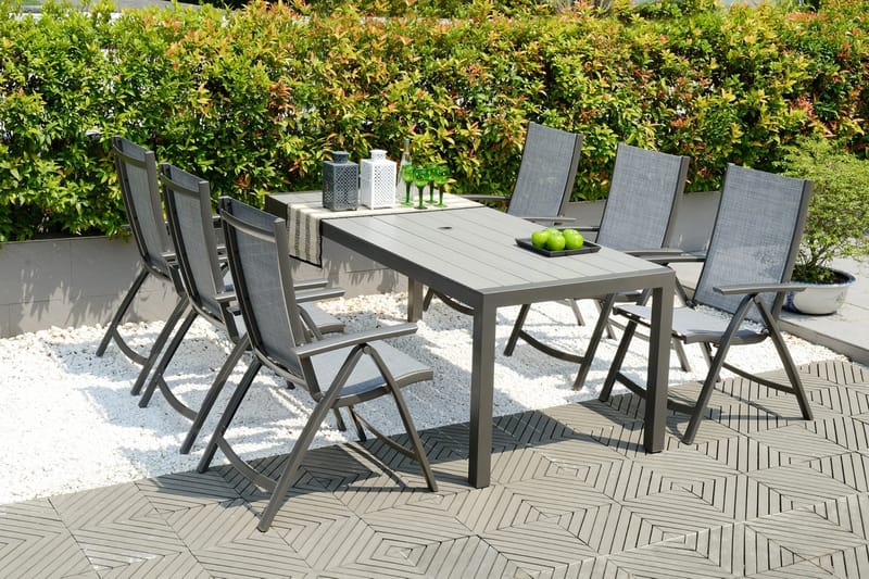 Solana Matbord Utomhus 201 cm - Grå - Utemöbler - Trädgårdsbord & Utebord - Matbord ute