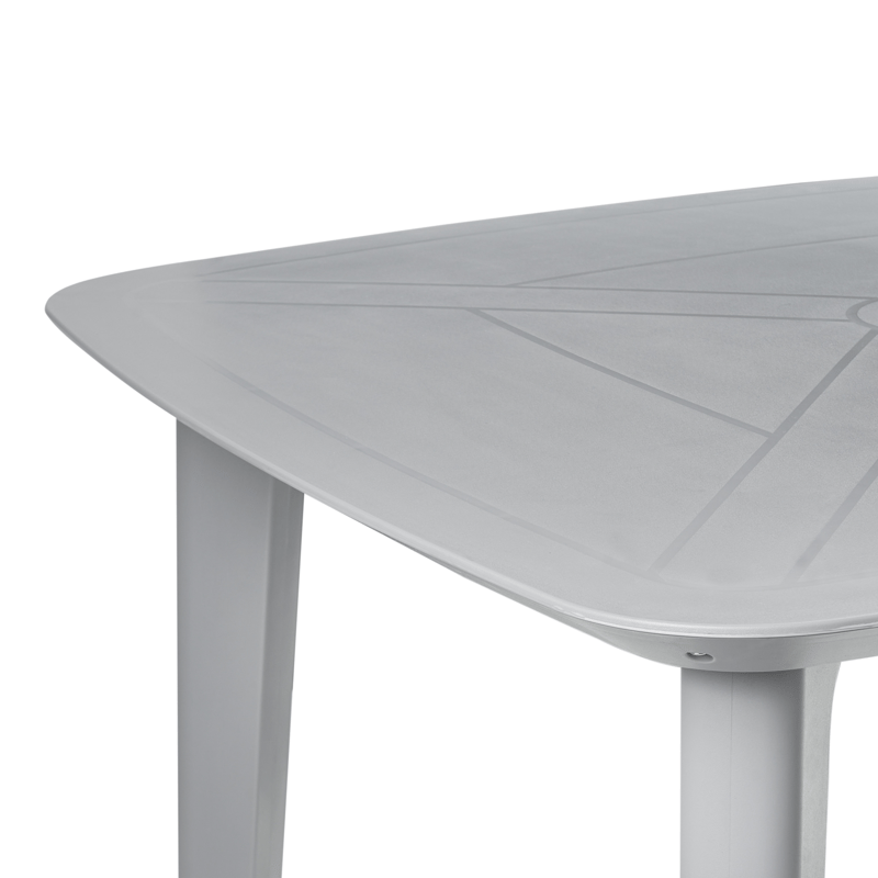 Matbord utomhus Sorico 86 cm 86 cm - Grå - Utemöbler - Trädgårdsbord & Utebord - Matbord ute