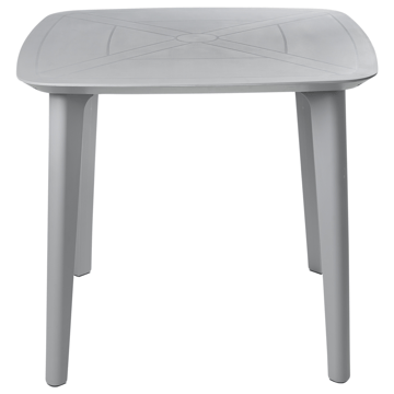 Matbord utomhus Sorico 86 cm 86 cm - Grå - Utemöbler - Trädgårdsbord & Utebord - Matbord ute