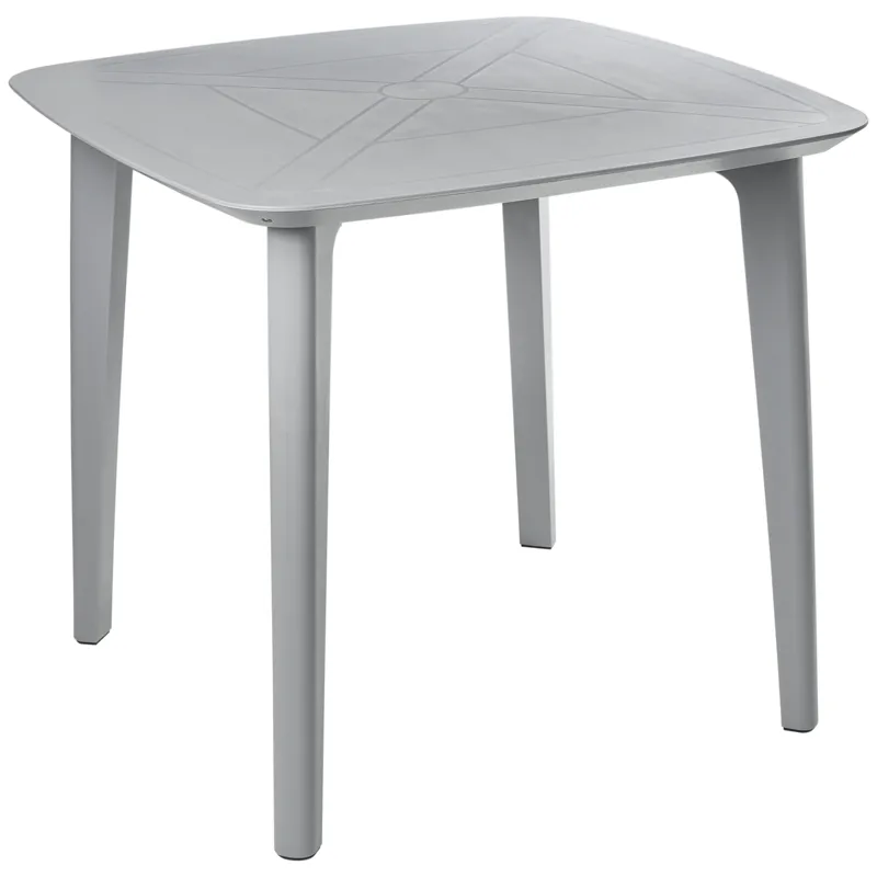 Matbord utomhus Sorico 86 cm 86 cm, Grå