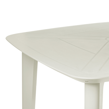 Matbord utomhus Sorico 86x86 cm - Beige - Utemöbler - Trädgårdsbord & Utebord - Matbord ute