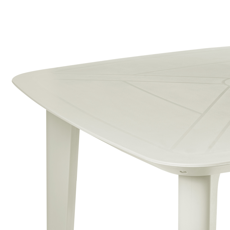 Matbord utomhus Sorico 86x86 cm - Beige - Utemöbler - Trädgårdsbord & Utebord - Matbord ute