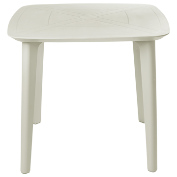 Matbord utomhus Sorico 86x86 cm - Beige - Utemöbler - Trädgårdsbord & Utebord - Matbord ute