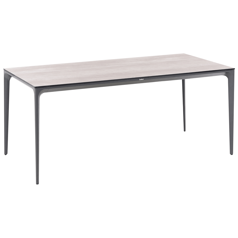 Matbord utomhus Sovareto 180 cm Imitation Av Trä - Grå - Utemöbler - Trädgårdsbord & Utebord - Matbord ute