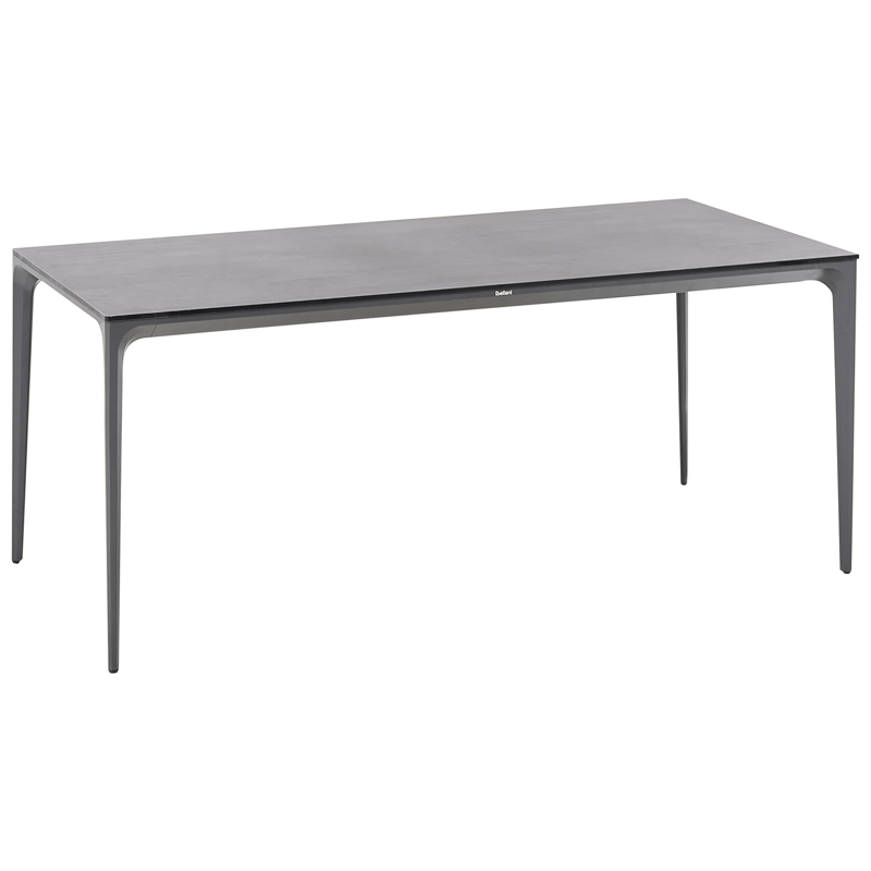 Matbord utomhus Sovareto 90x180 cm Steneffekt - Grå - Utemöbler - Trädgårdsbord & Utebord - Matbord ute