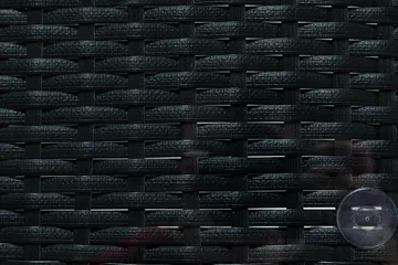 Thor Utebord – Matbord Utomhus 140x90 cm i konstrotting med glasskiva - Svart - Utemöbler - Trädgårdsbord & Utebord - Matbord ute