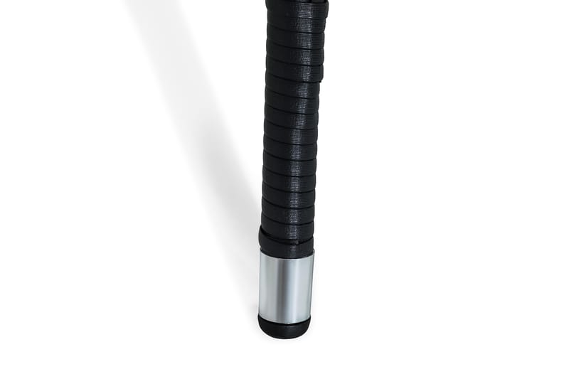 Thor Utebord – Matbord Utomhus 140x90 cm i konstrotting med glasskiva - Svart - Utemöbler - Trädgårdsbord & Utebord - Matbord ute