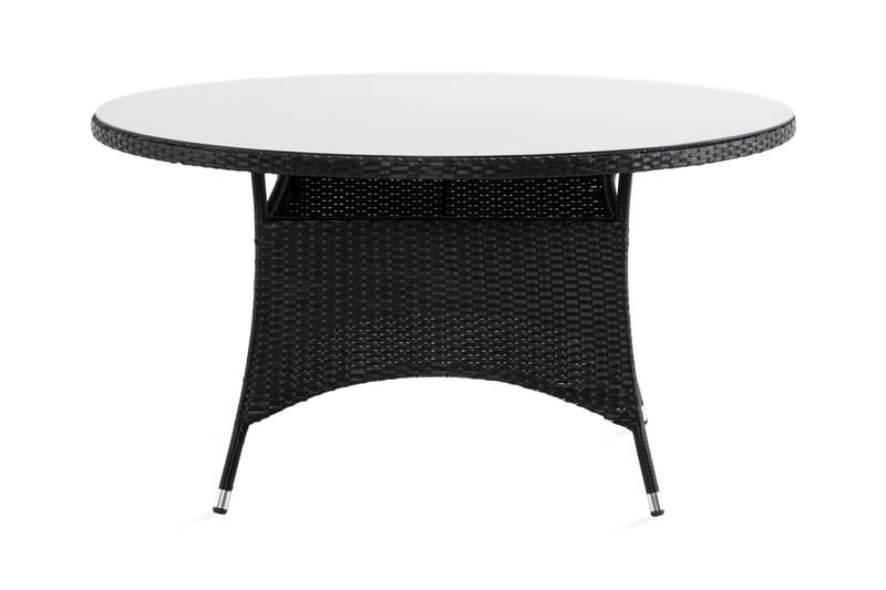 Thor Utebord Ø 140 cm - Svart - Utemöbler - Trädgårdsbord & Utebord - Matbord ute