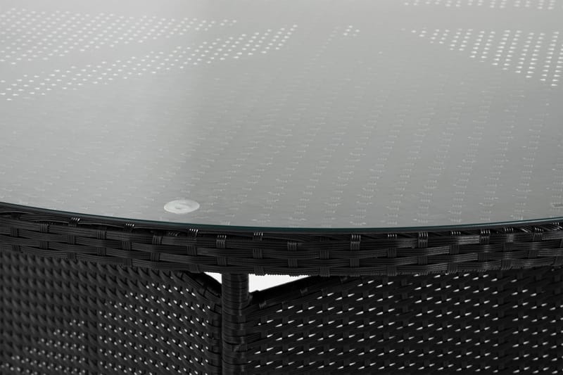 Thor Utebord Ø 140 cm - Svart - Utemöbler - Trädgårdsbord & Utebord - Matbord ute