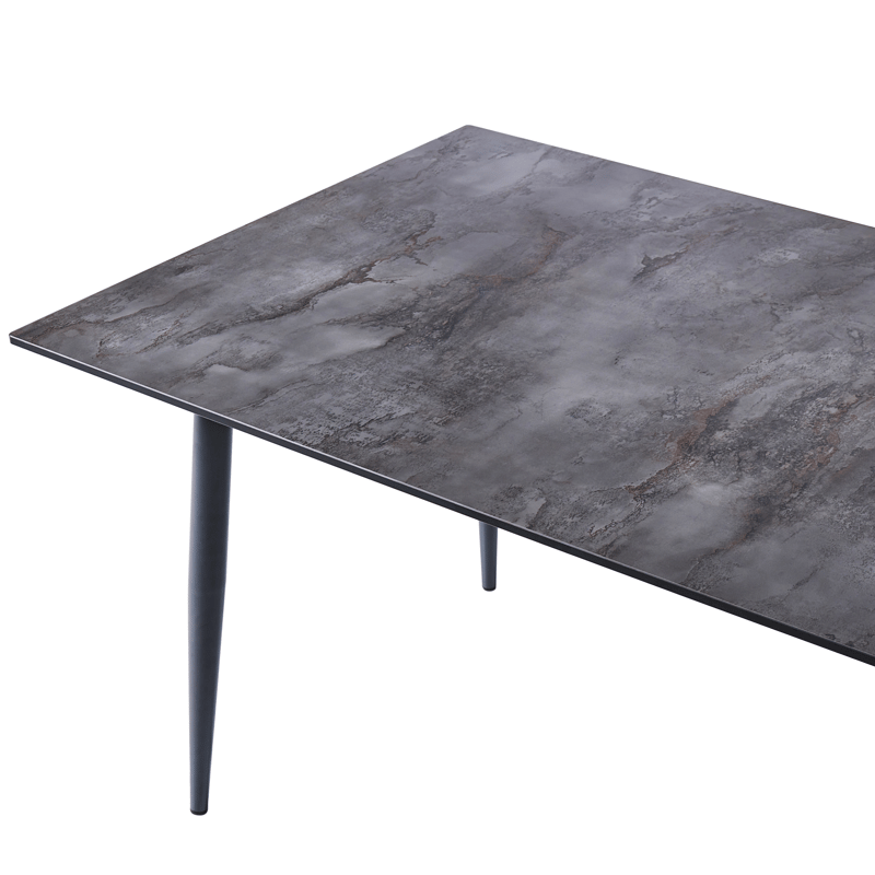 Matbord utomhus Tolentino 180 cm Steneffekt - Grå - Utemöbler - Trädgårdsbord & Utebord - Matbord ute