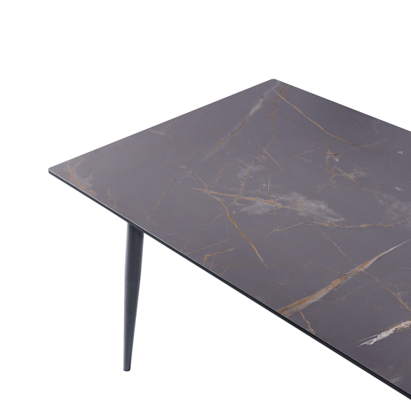 Matbord utomhus Tolentino 90x180 cm Marmoreffekt - Grå - Utemöbler - Trädgårdsbord & Utebord - Matbord ute
